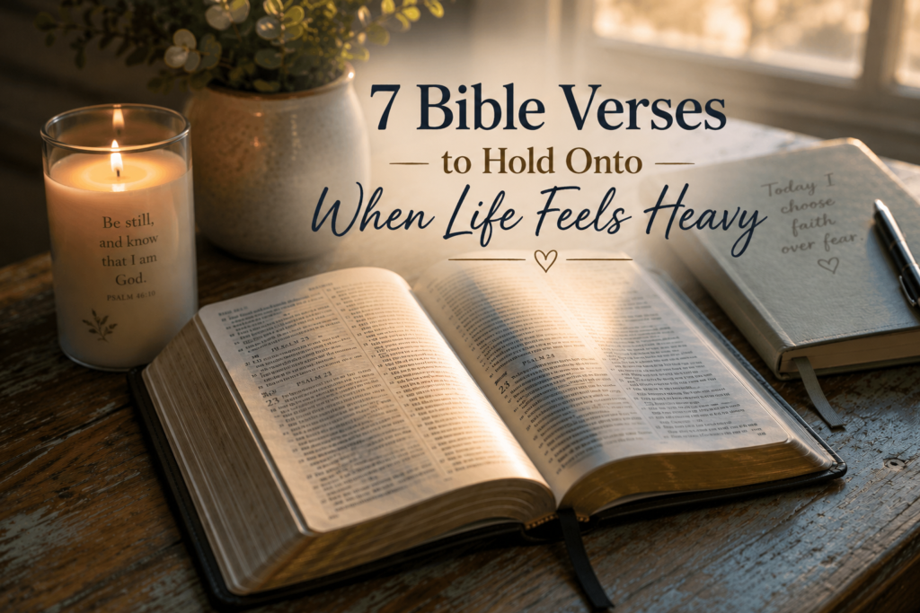 A peaceful devotional moment