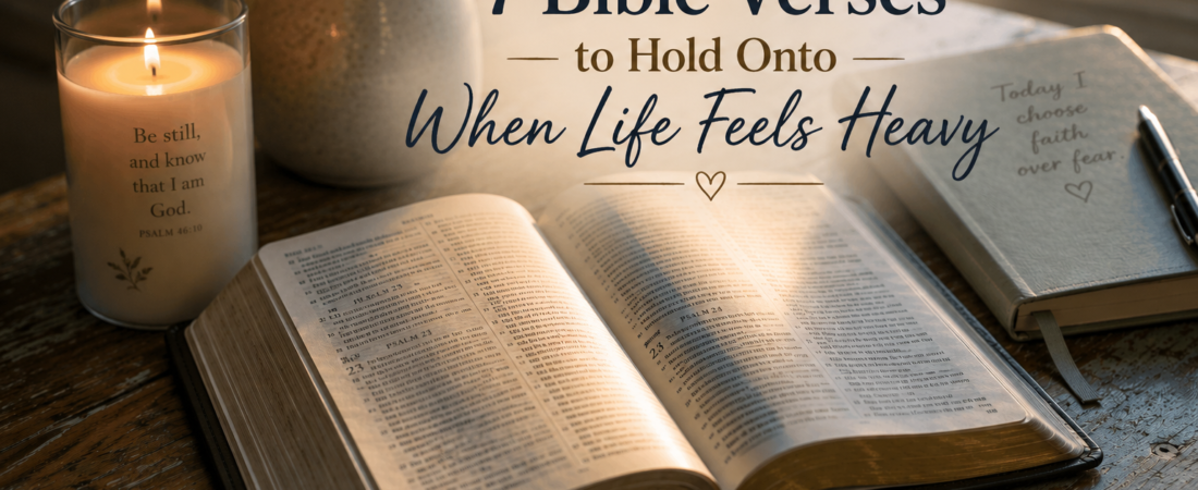 7 Bible Verses to Hold Onto When Life Feels Heavy